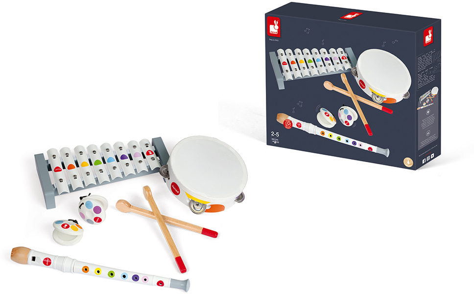 Janod Spielzeug-Musikinstrument »Konfetti«, (Set, 4 tlg.) von Janod