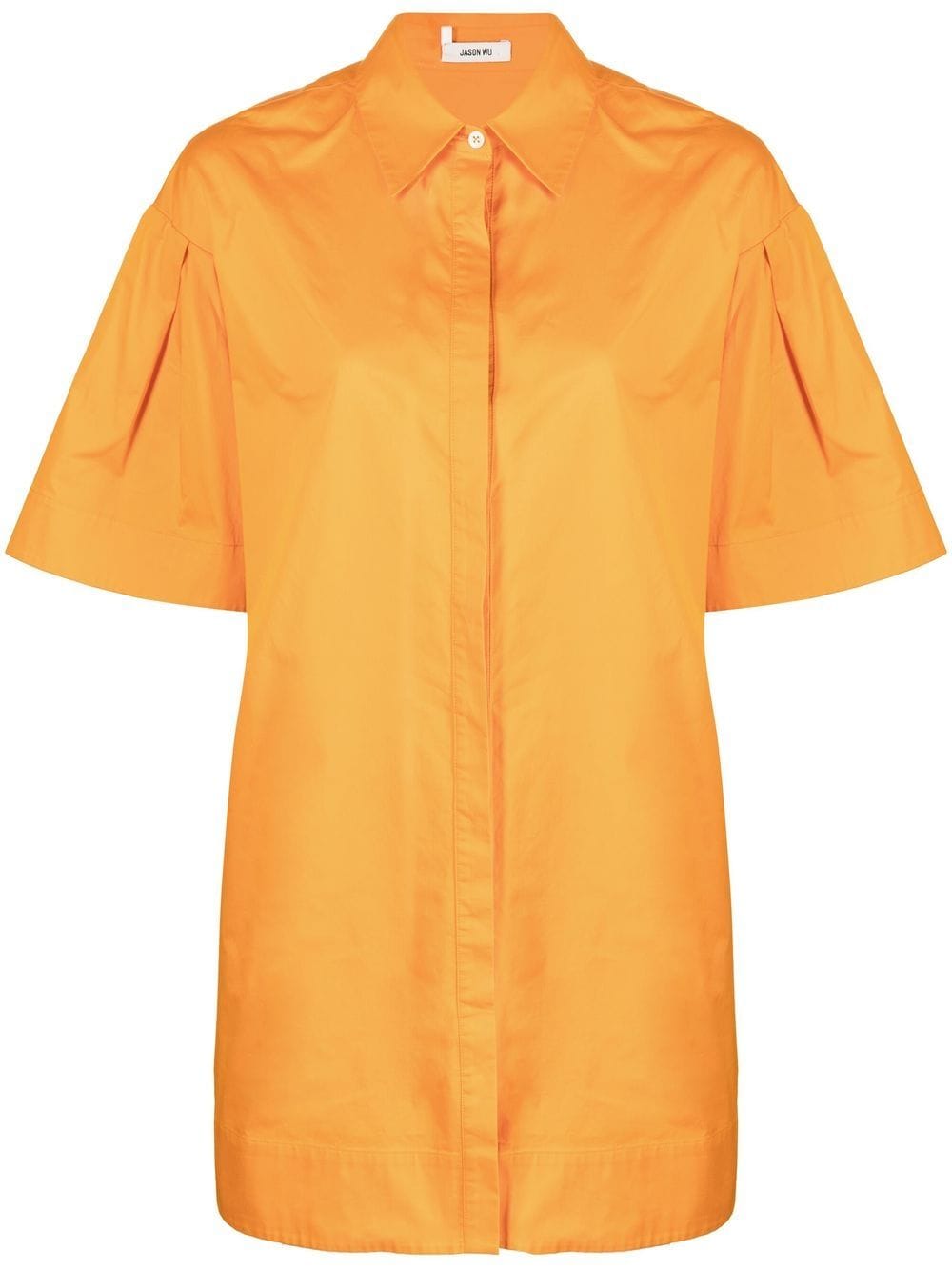 Jason Wu balloon-sleeved shirt dress - Orange von Jason Wu