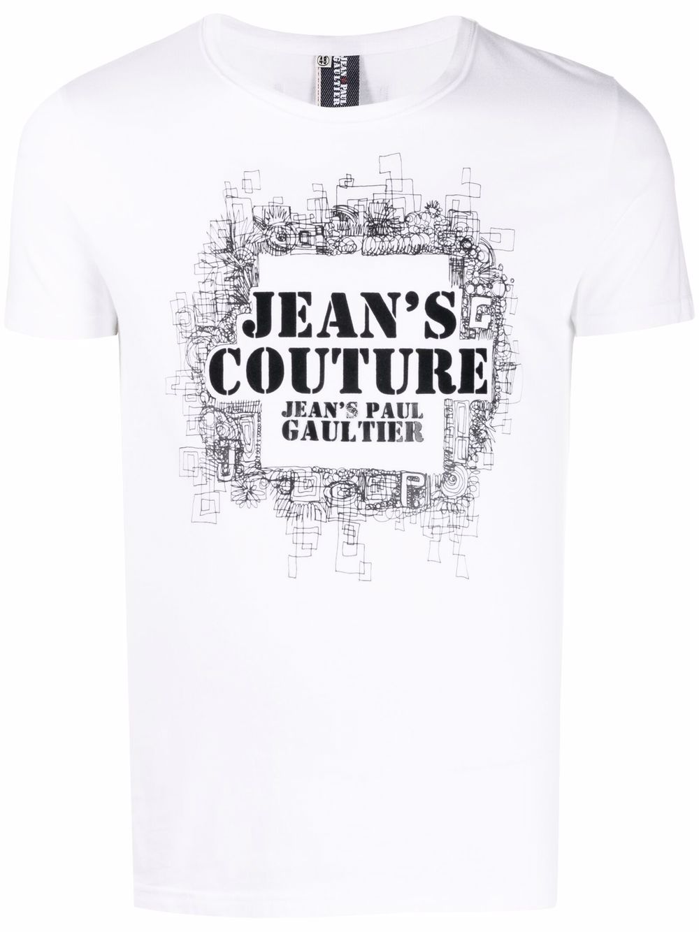 Jean Paul Gaultier Pre-Owned 1990s logo print T-shirt - White von Jean Paul Gaultier Pre-Owned