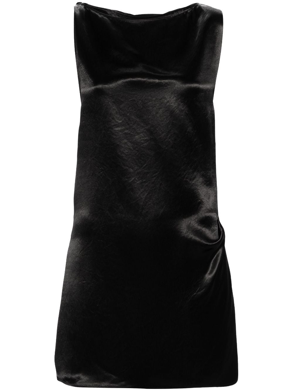 Jean Paul Gaultier Corset Lacing satin minidress - Black von Jean Paul Gaultier