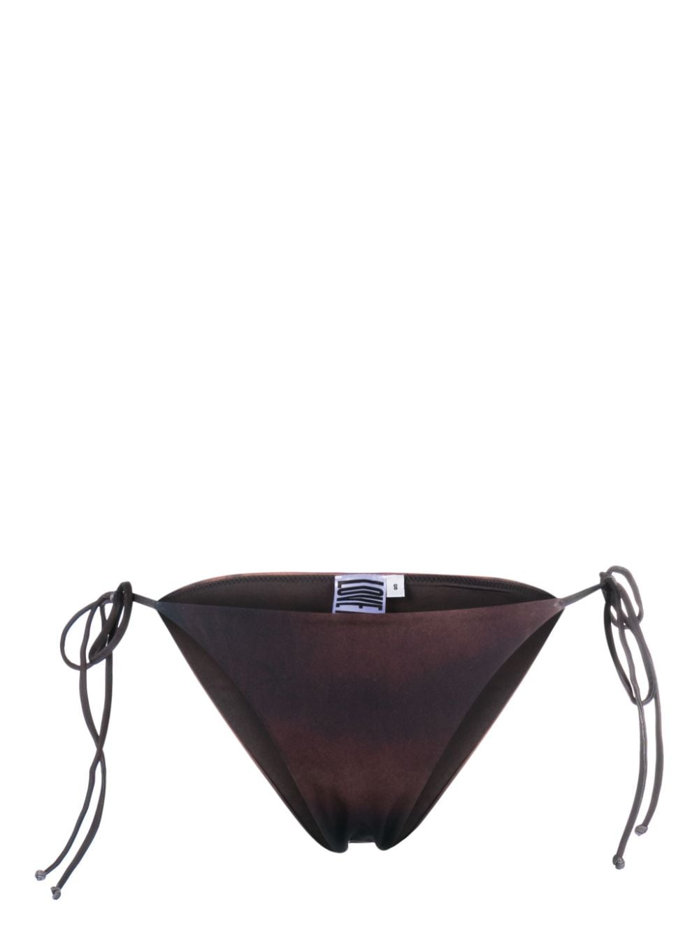 Jean Paul Gaultier tattoo-print bikini bottoms - Brown von Jean Paul Gaultier