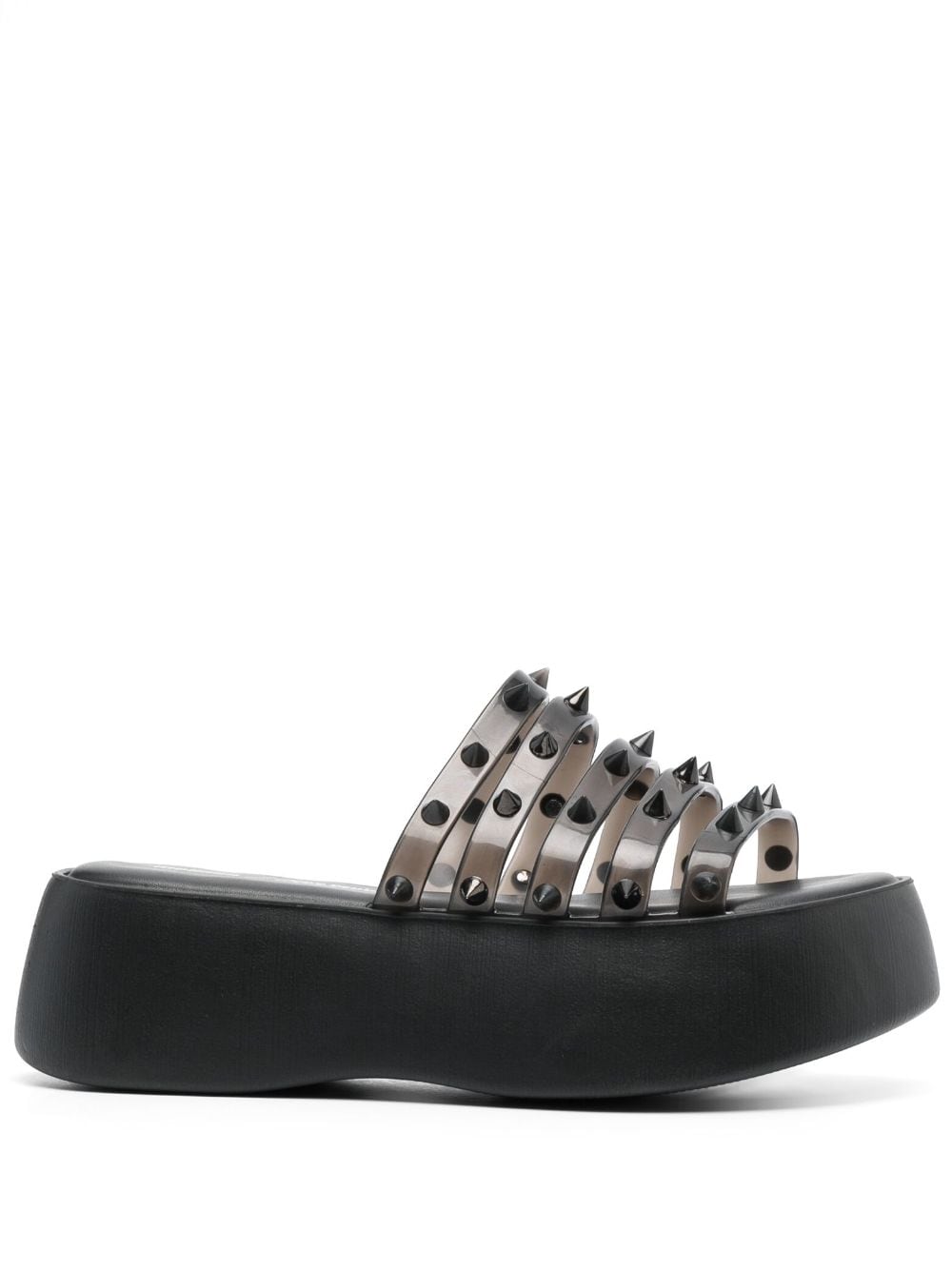 Jean Paul Gaultier x Melissa Punk Love Becky platform mules - Black von Jean Paul Gaultier