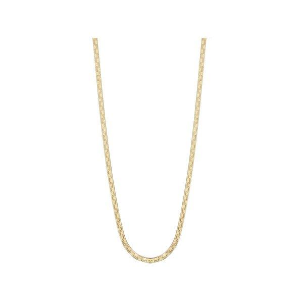 Halskette Damen Gold 42+3CM von Jeberg Jewellery