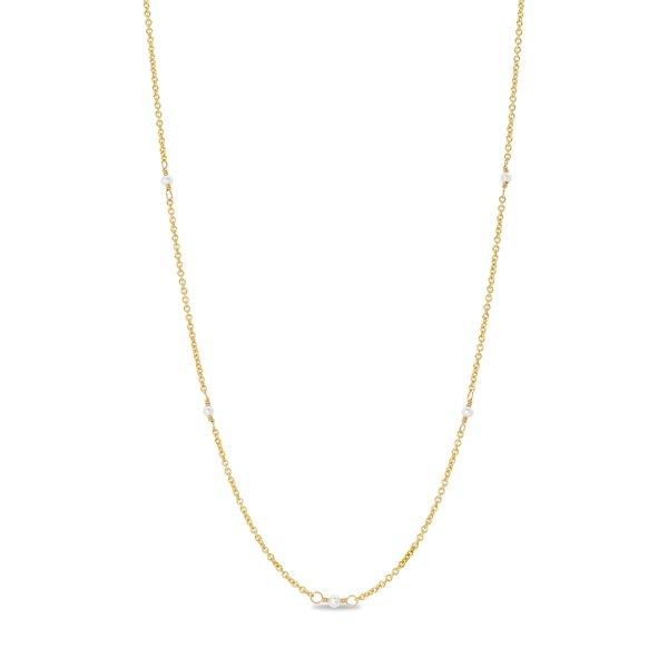 Halskette Damen Gold 45cm von Jeberg Jewellery