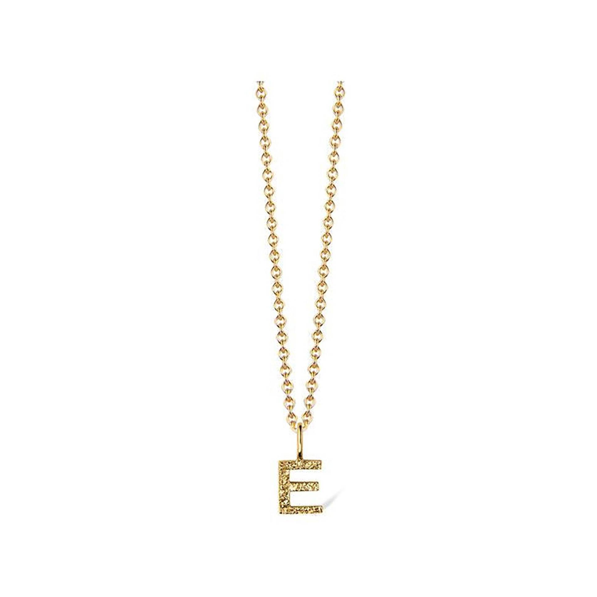 Halskette Mit Anhänger Damen Gold E von Jeberg Jewellery