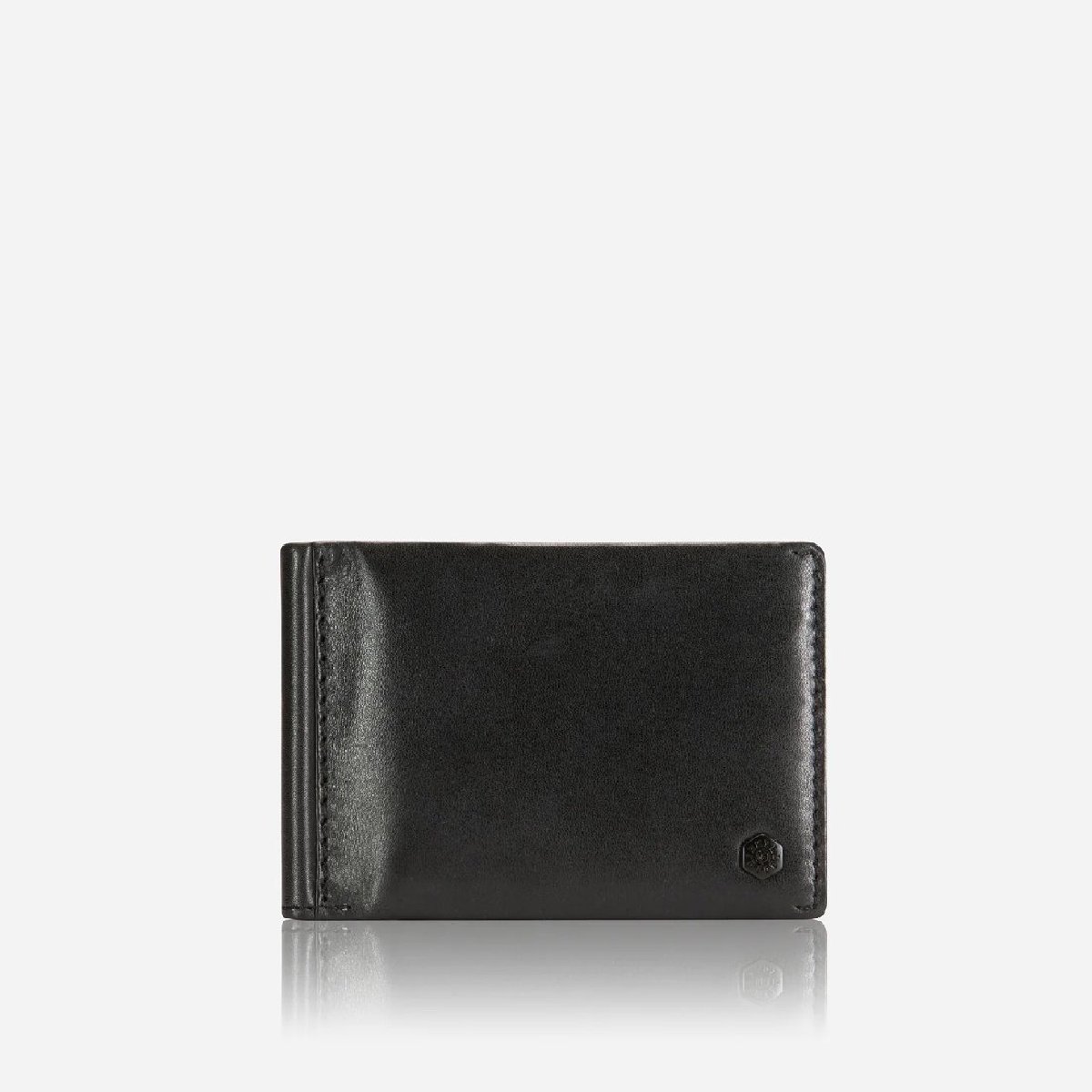 Leather Money Clip Wallet in Schwarz Leather Money Clip Wallet in Schwarz von Jekyll & Hide