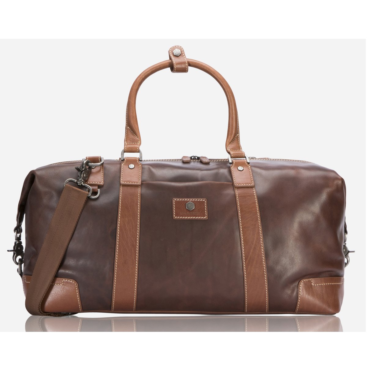 Oxford - Weekender aus Leder in Two Tone