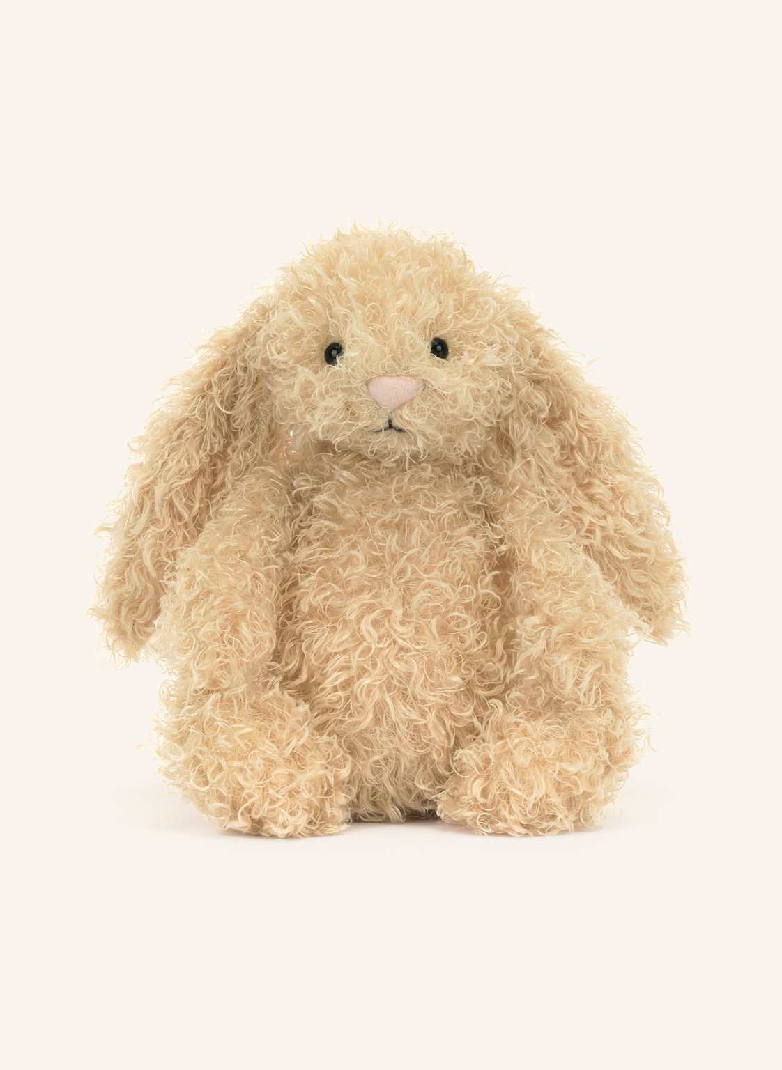 Jellycat Hase-Kuscheltier Bashful Luxe Bunny Curly Original Medium gelb von Jellycat