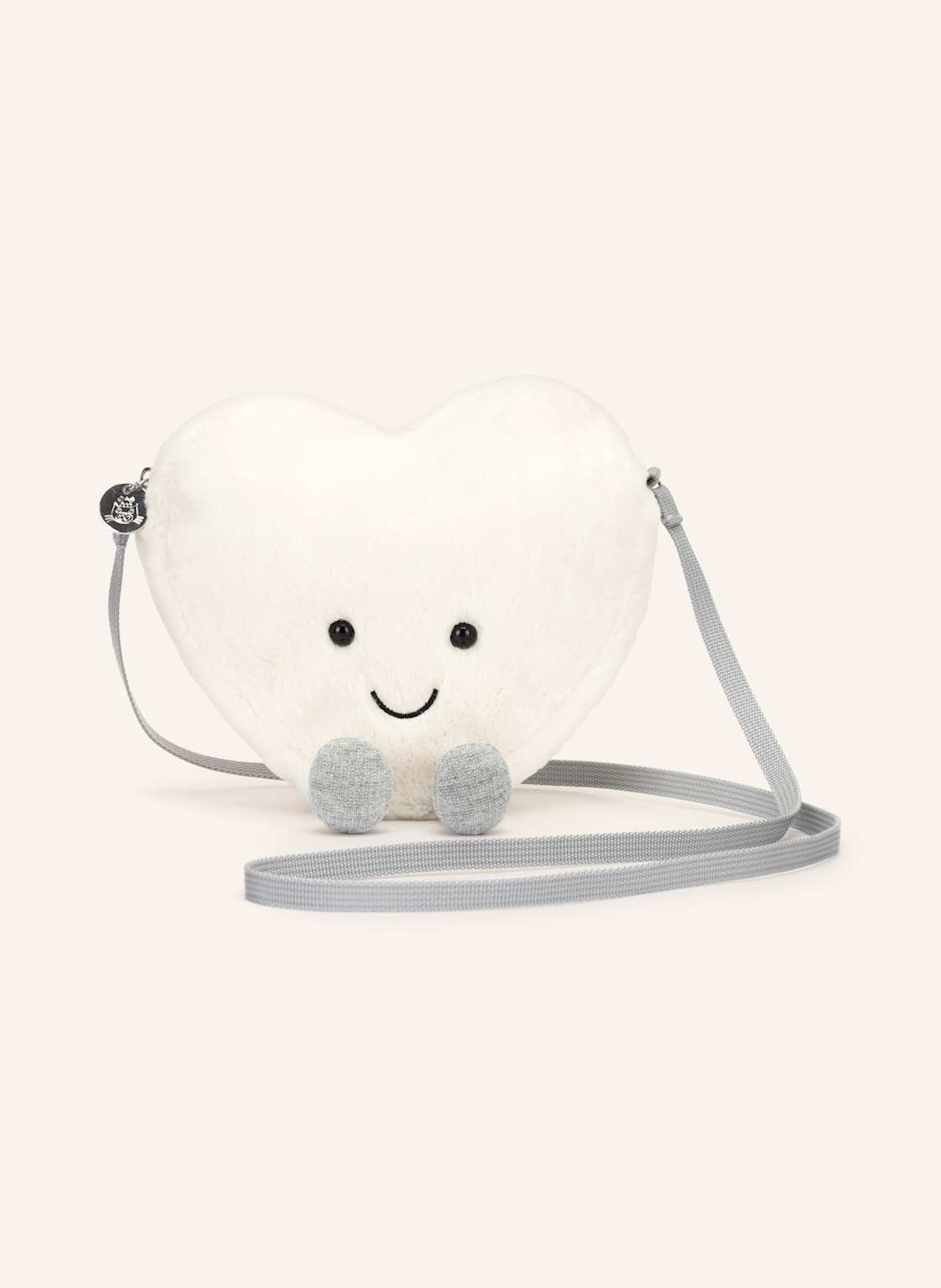 Jellycat Umhängetasche Amuseables Cream Heart weiss von Jellycat