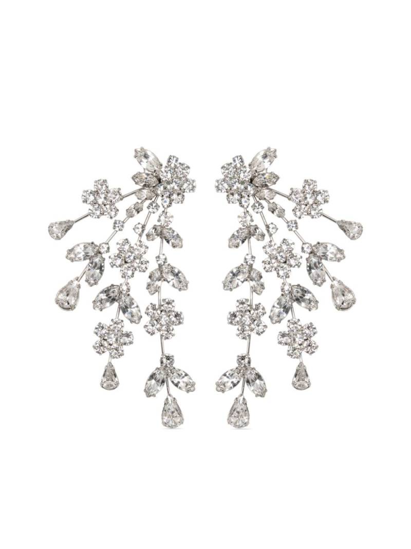 Jennifer Behr 18kt gold plated Daphne crystal drop earrings - Silver von Jennifer Behr