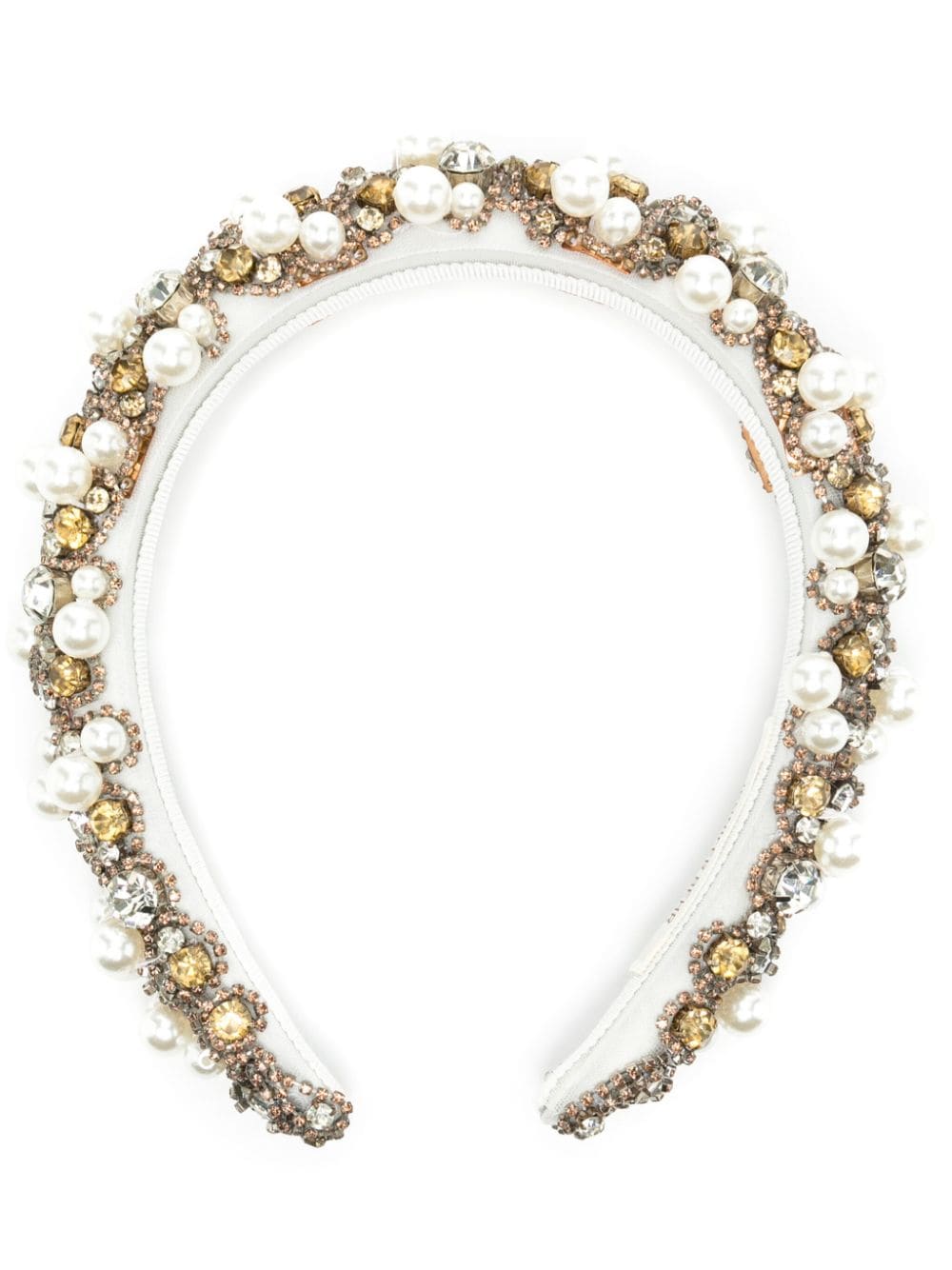 Jennifer Behr Ayden embellished voilette headband - White von Jennifer Behr