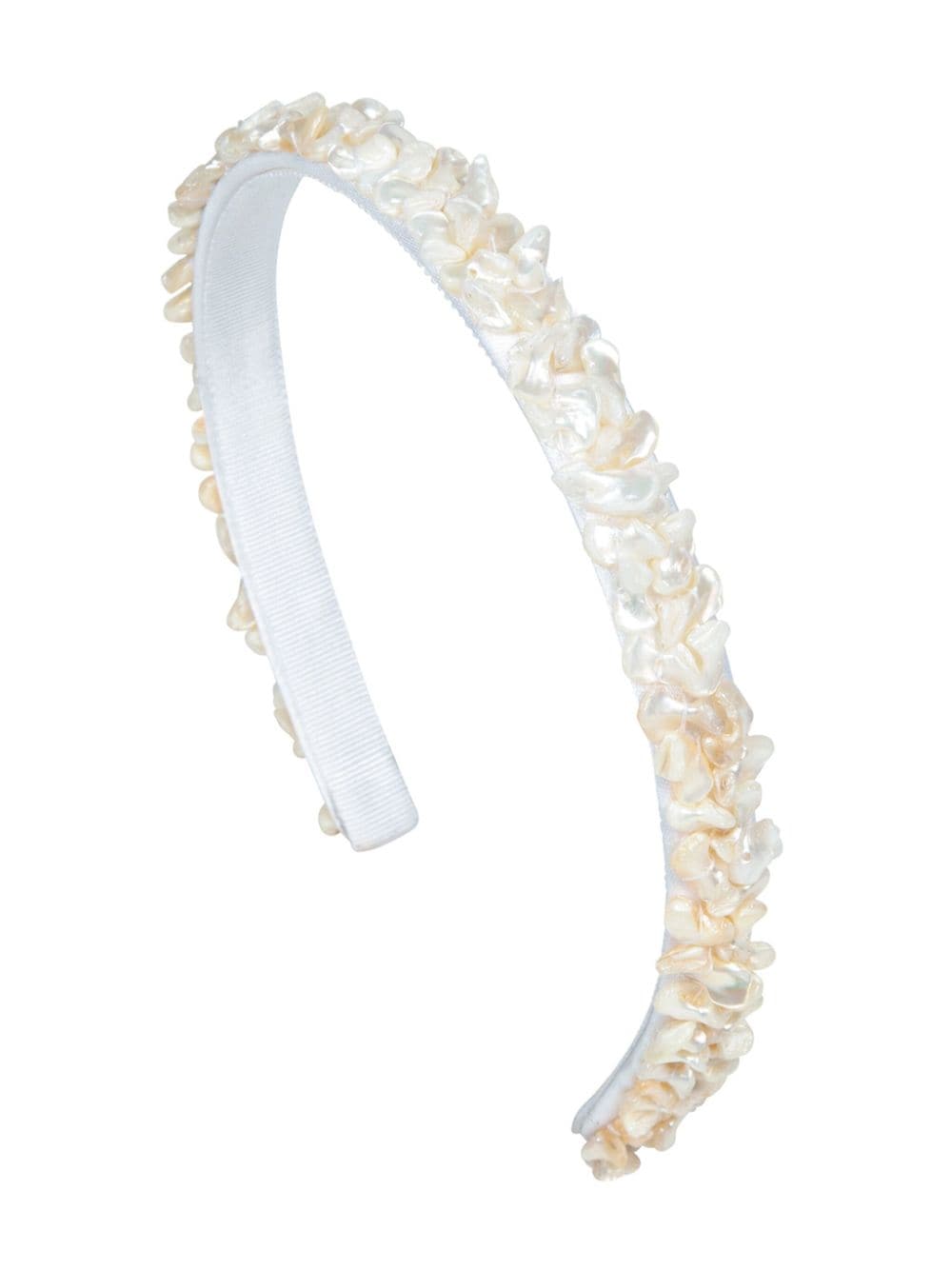 Jennifer Behr Beryl pearl embellishment headband - Neutrals von Jennifer Behr