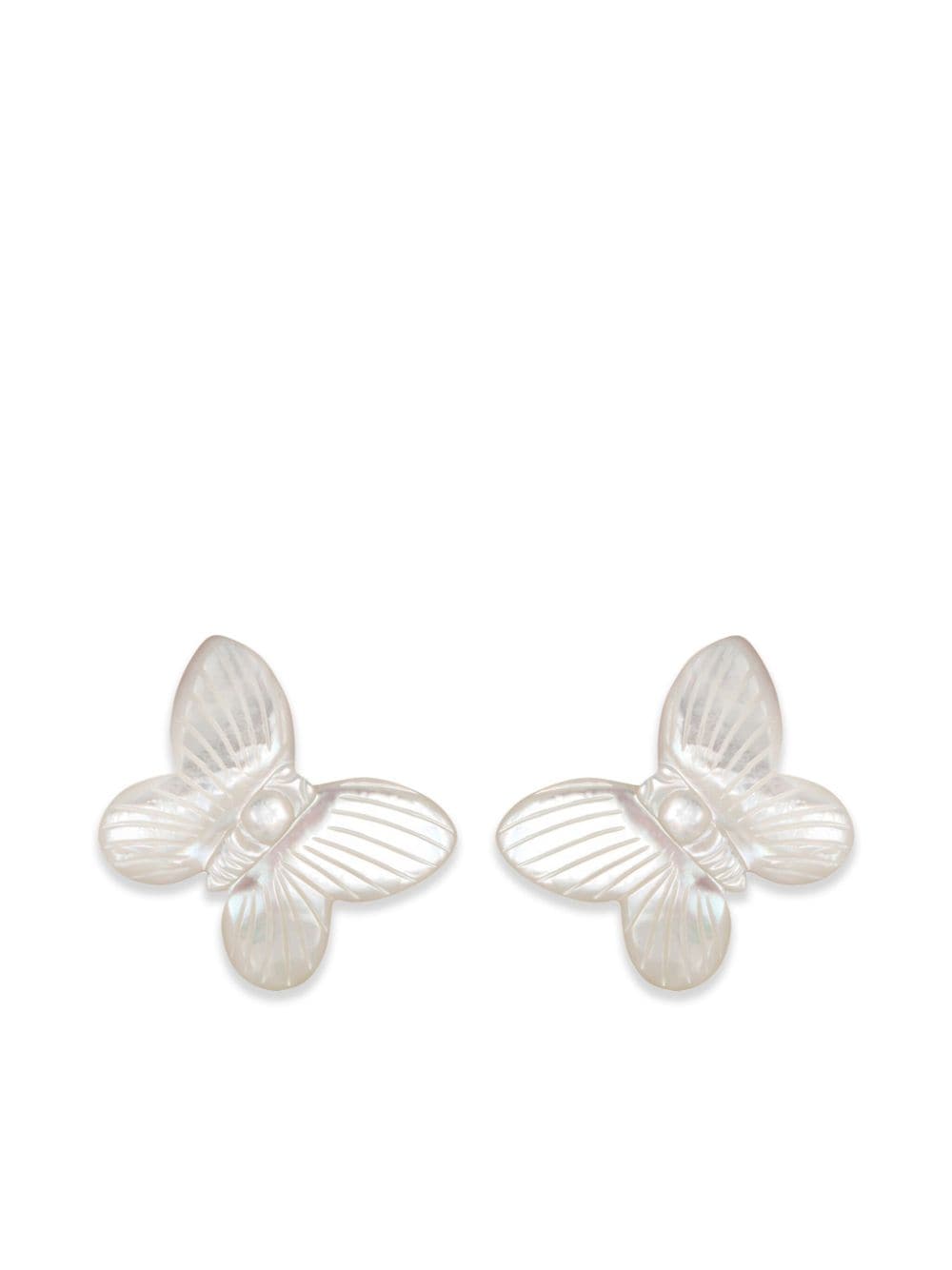 Jennifer Behr Bree butterfly earrings - Neutrals von Jennifer Behr