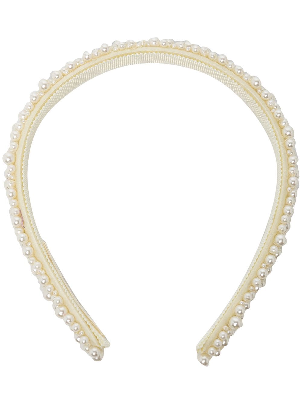 Jennifer Behr Bria pearl-embellished headband - White von Jennifer Behr