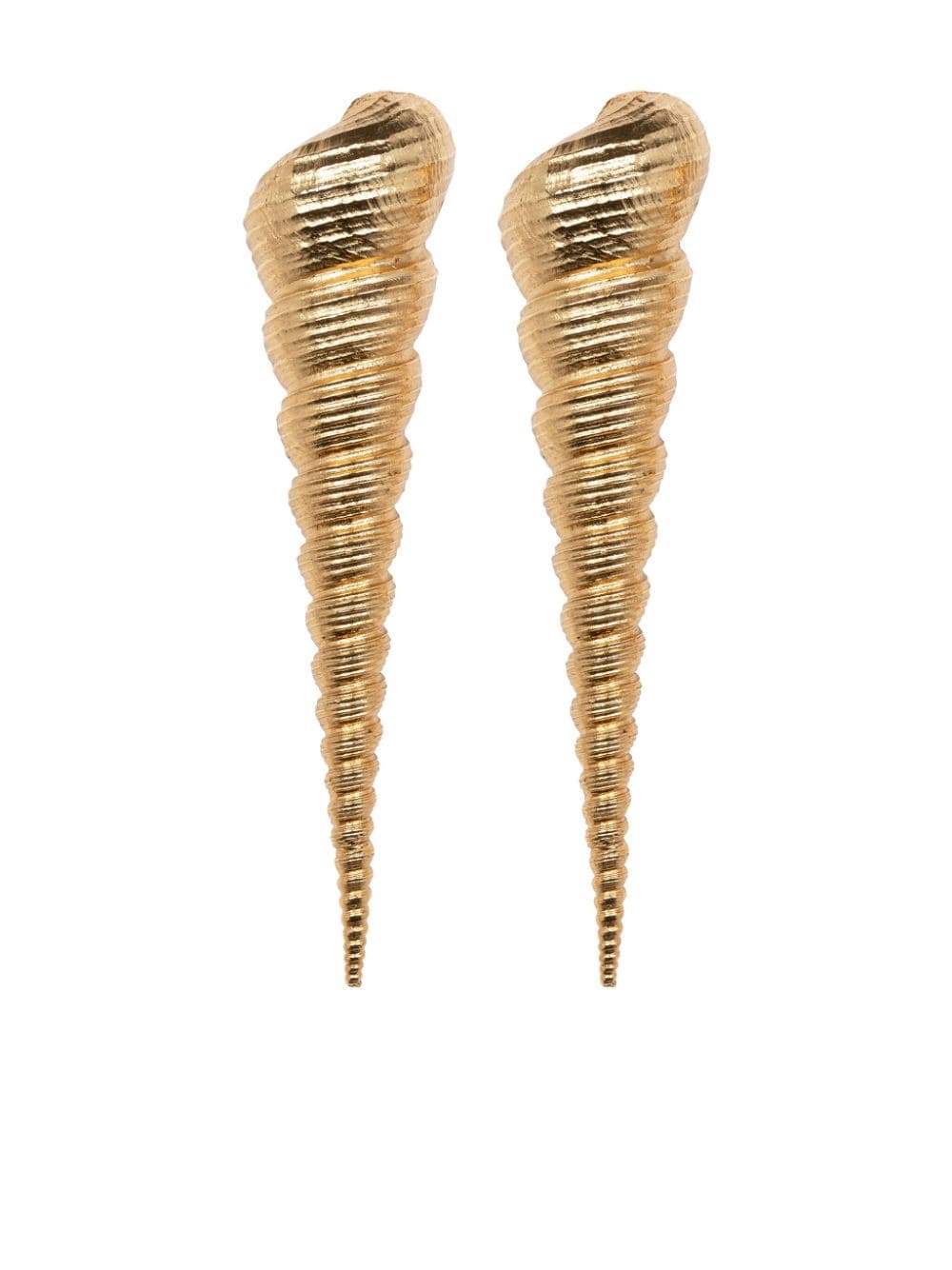 Jennifer Behr Bronte brushed-finish earrings - Gold von Jennifer Behr