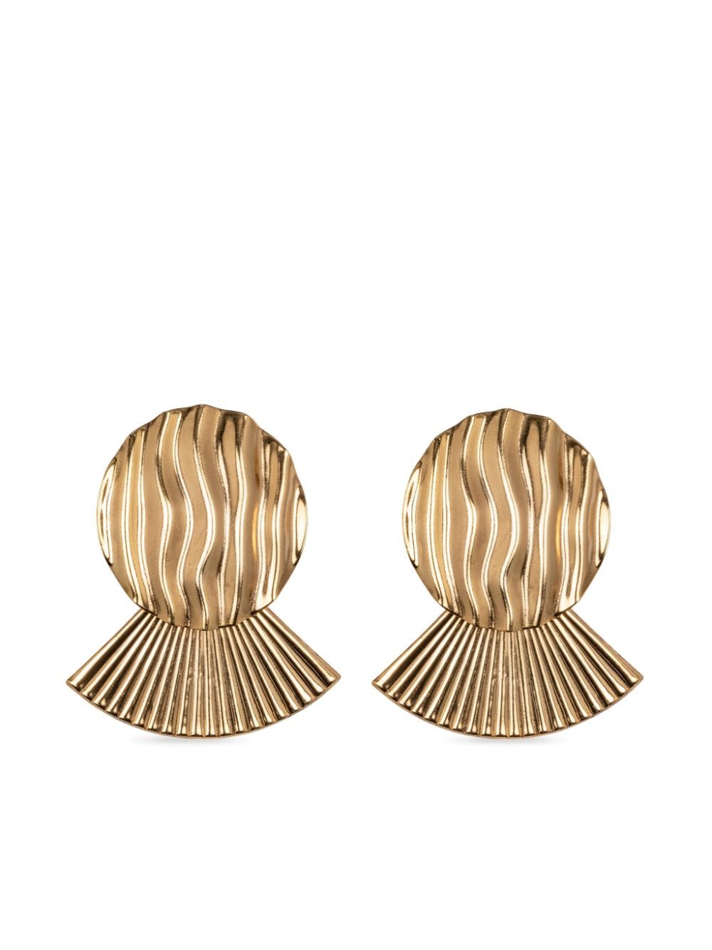 Jennifer Behr Bruna drop earrings - Gold von Jennifer Behr