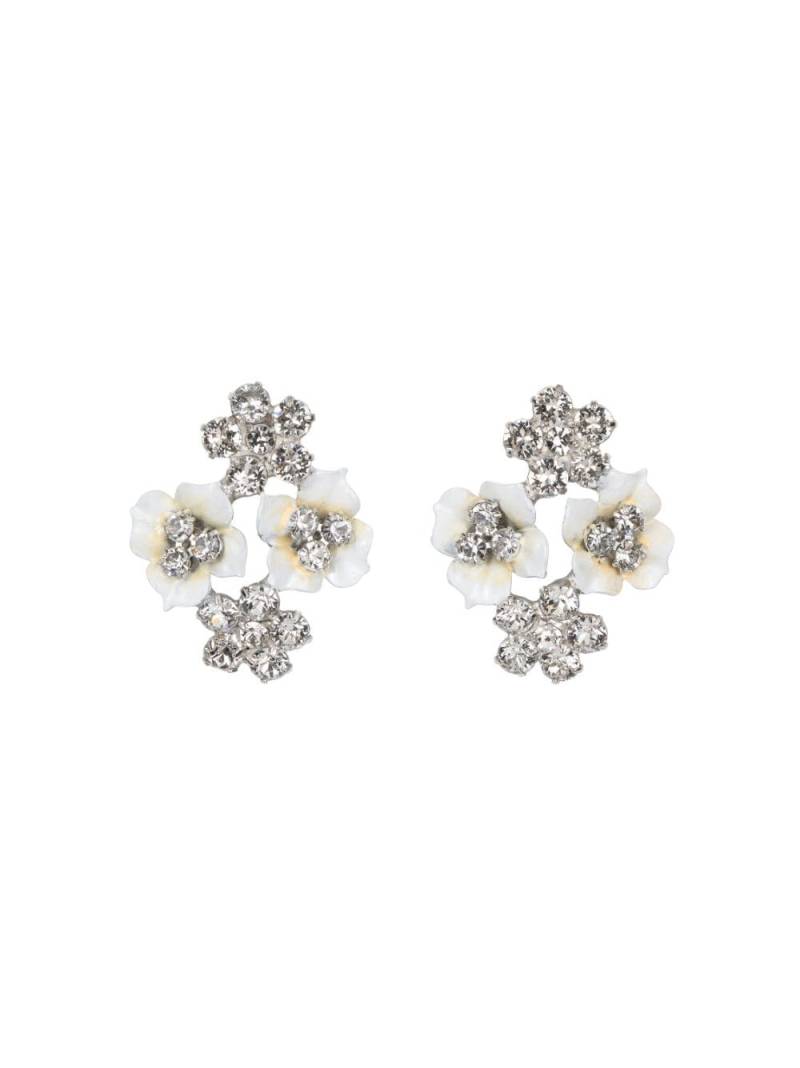 Jennifer Behr Carina crystal-embellished earrings - Silver von Jennifer Behr