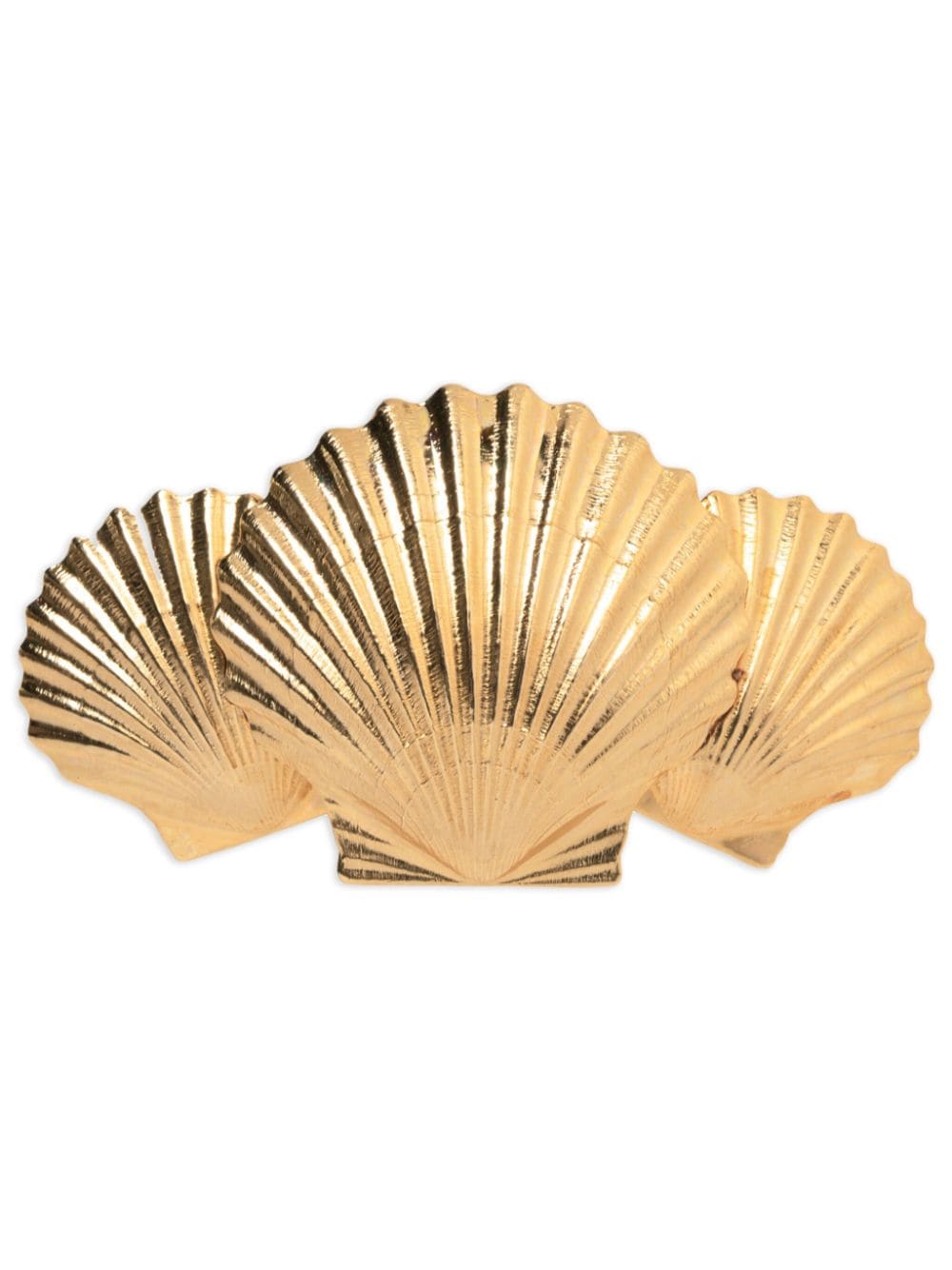 Jennifer Behr Caspian shell design barrette - Gold von Jennifer Behr