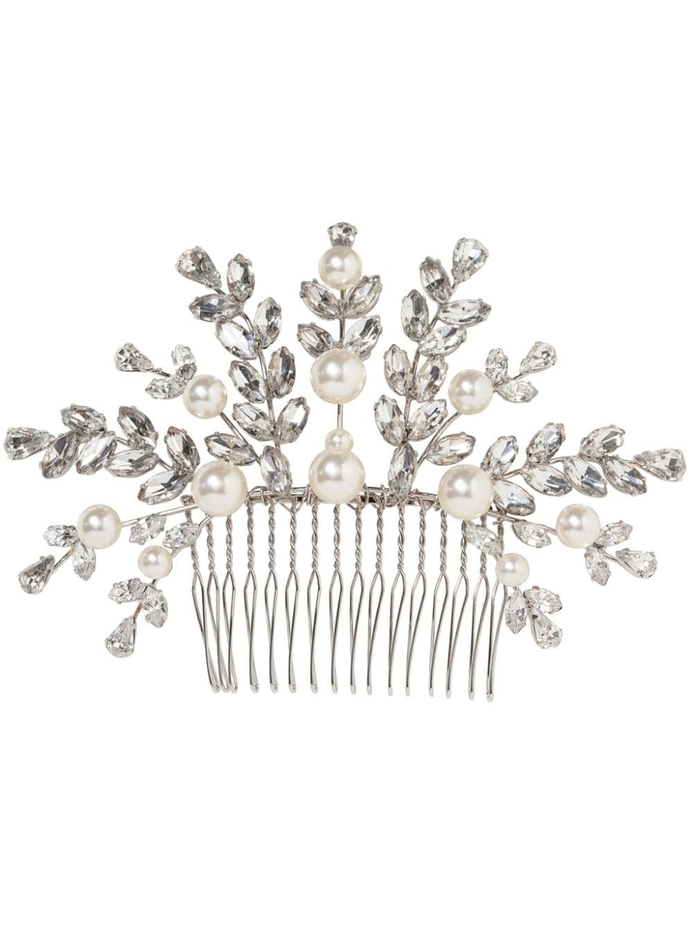 Jennifer Behr Delilah crystal-embellished comb - Silver von Jennifer Behr