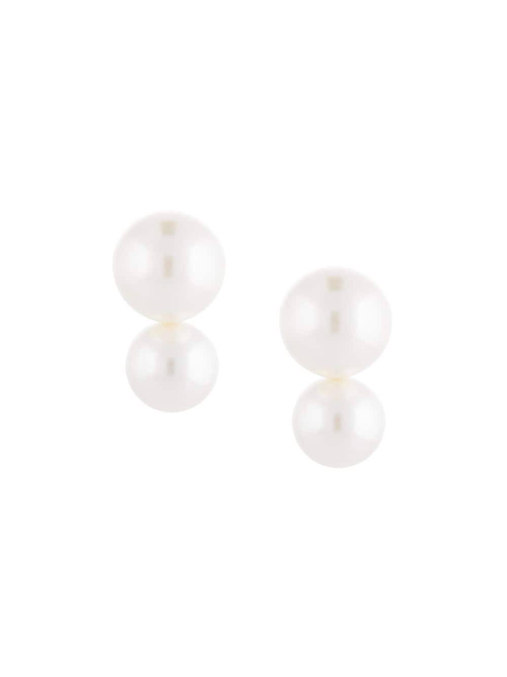 Jennifer Behr Gretel pearl earrings - White von Jennifer Behr