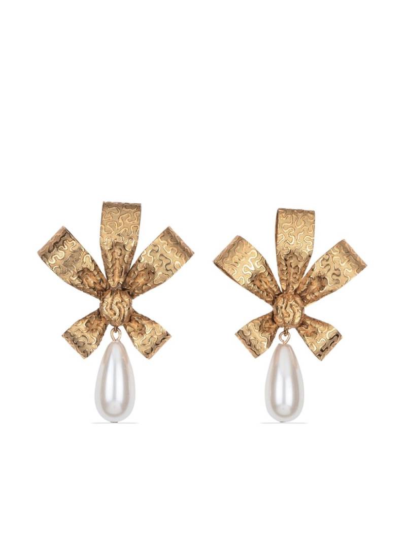 Jennifer Behr Holi pearl drop earrings - Gold von Jennifer Behr