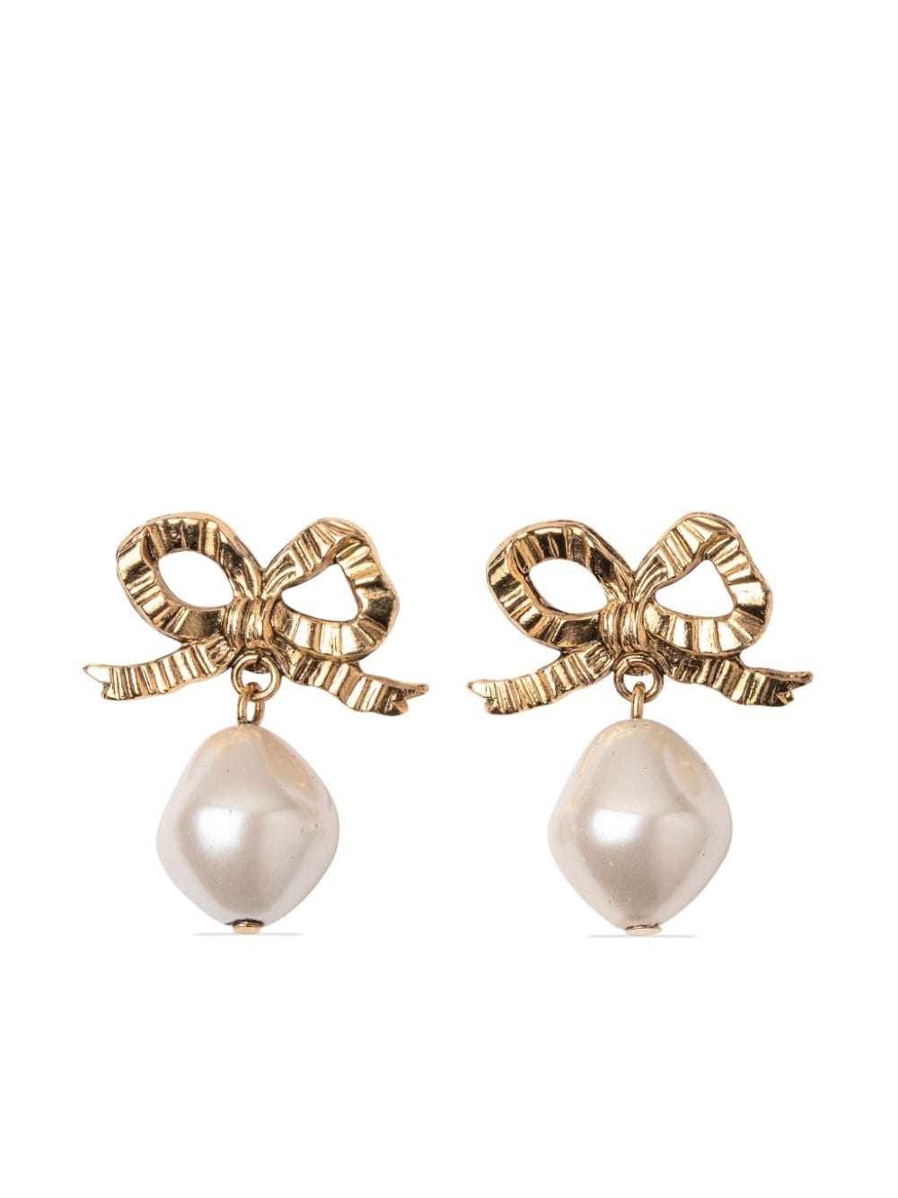 Jennifer Behr Khloe pearl drop earrings - Gold von Jennifer Behr