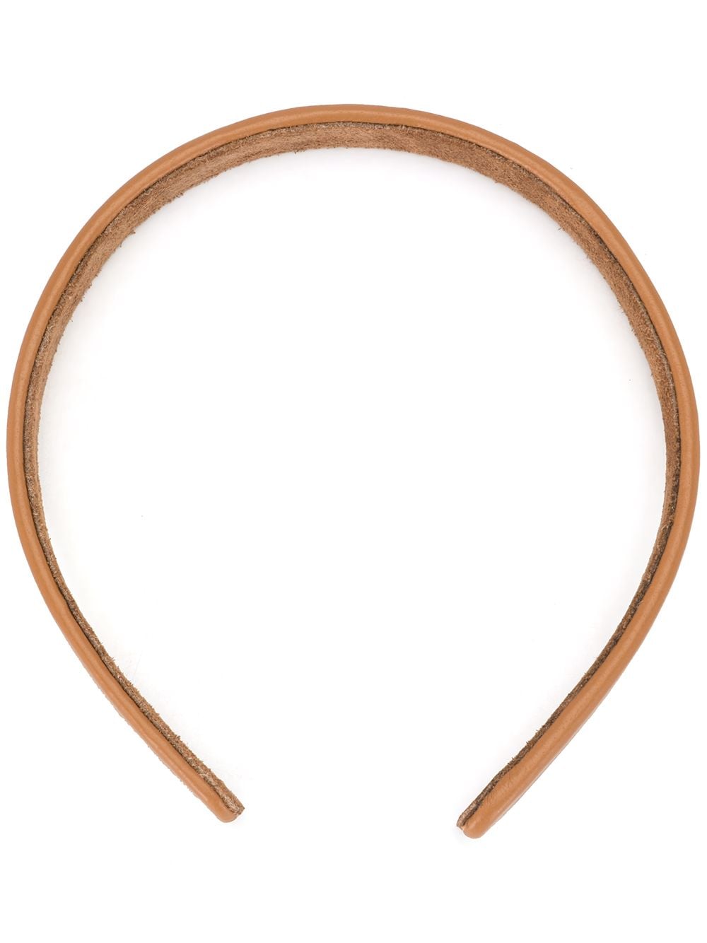 Jennifer Behr Leon leather hairband - Brown von Jennifer Behr