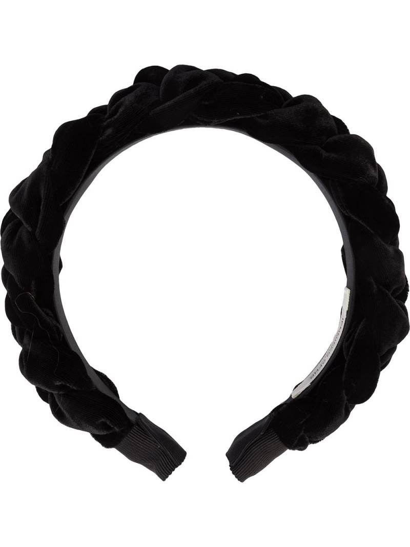 Jennifer Behr Lori braided-detail headband - Black von Jennifer Behr