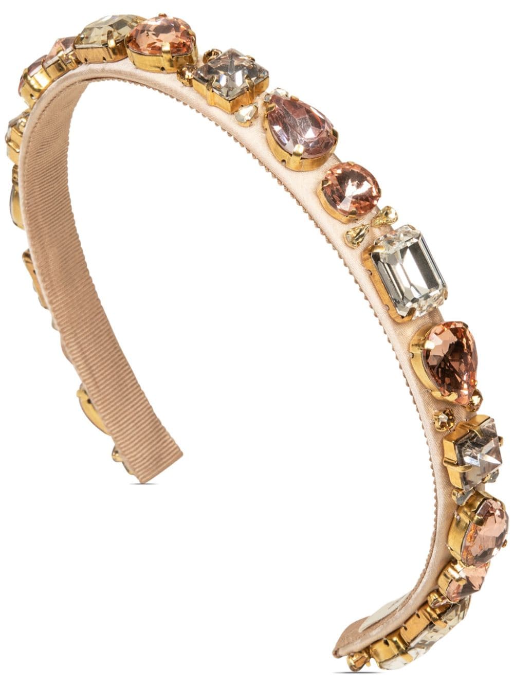 Jennifer Behr Lucia crystal-embellished headband - Neutrals von Jennifer Behr