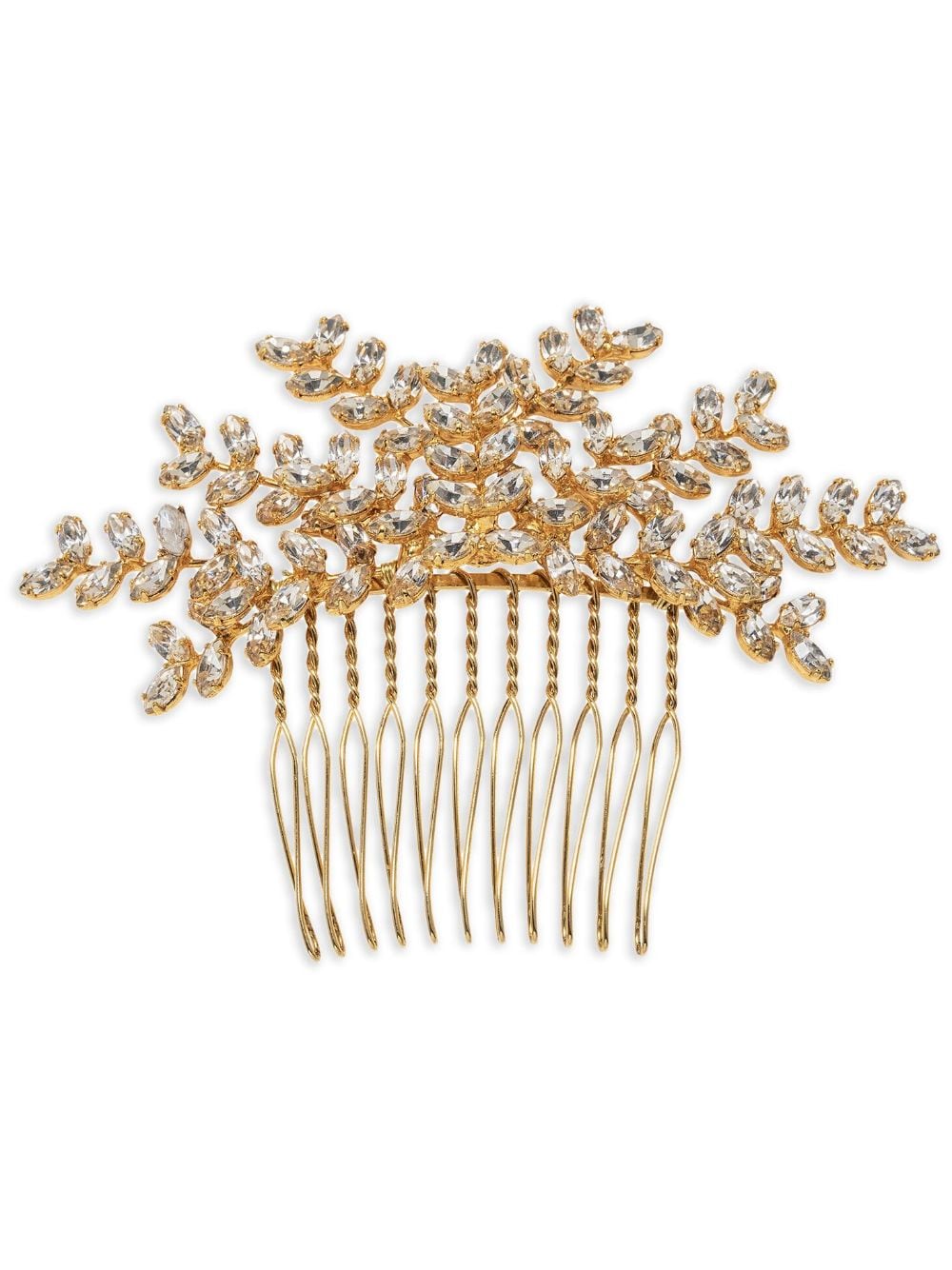 Jennifer Behr Mignonette crystal-embellished comb - Gold von Jennifer Behr