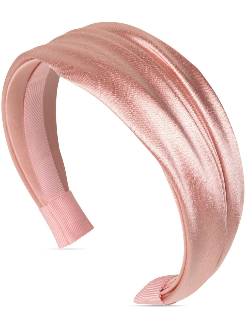 Jennifer Behr Natasha draped-satin headband - Pink von Jennifer Behr