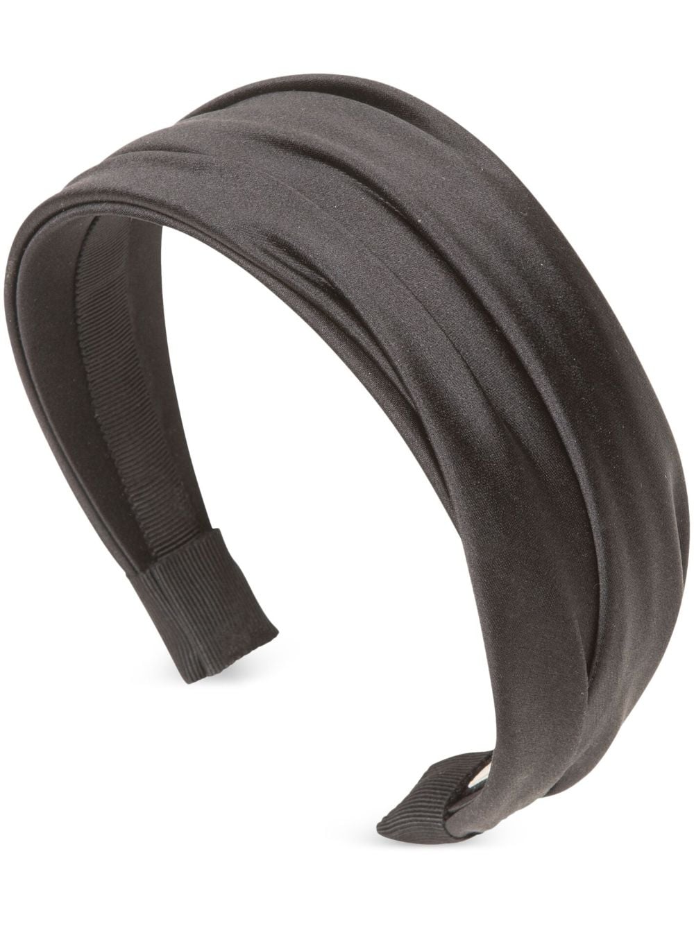 Jennifer Behr Natasha satin-finish headband - Black von Jennifer Behr