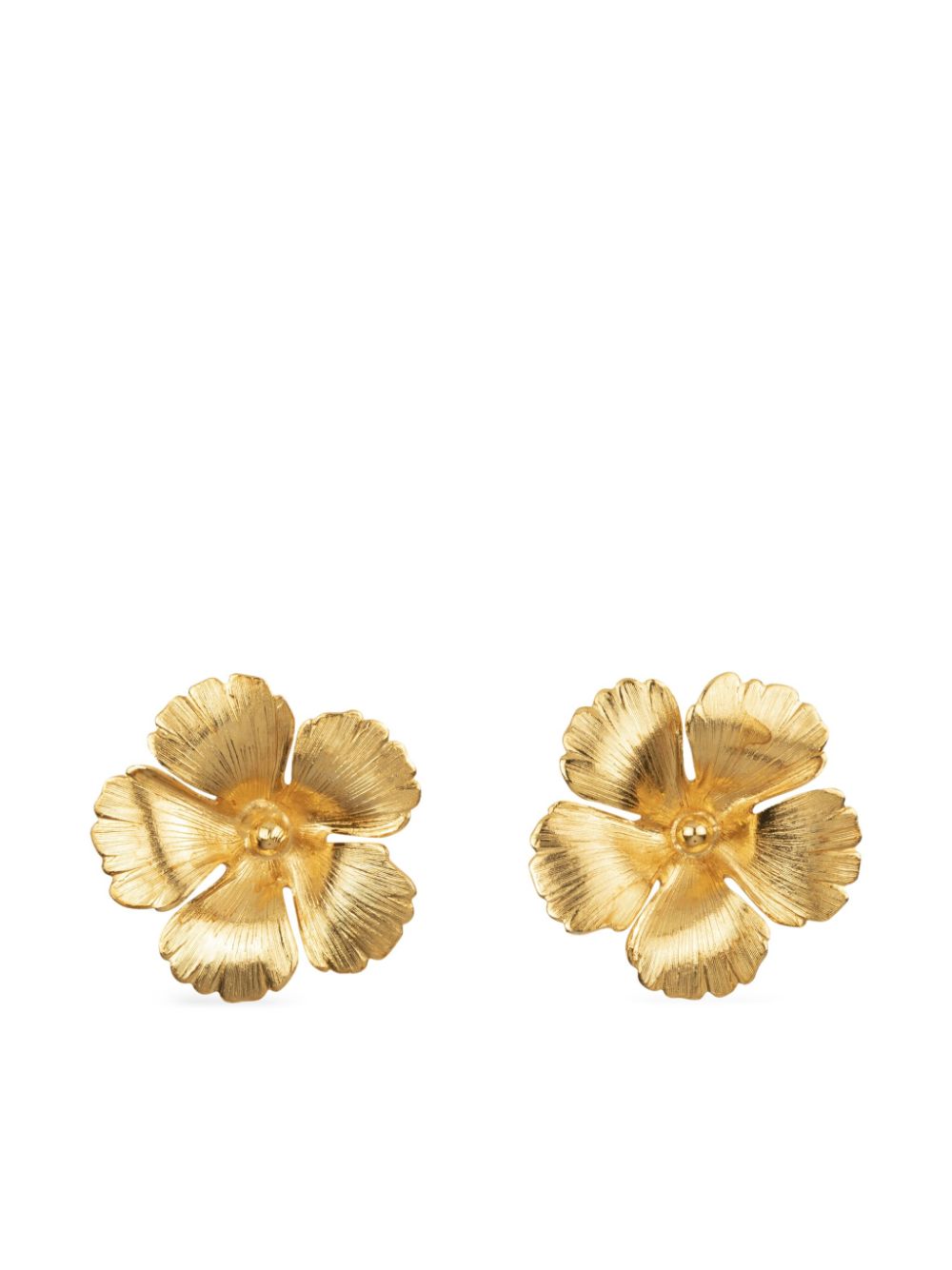 Jennifer Behr Rowena floral-stud earrings - Gold von Jennifer Behr