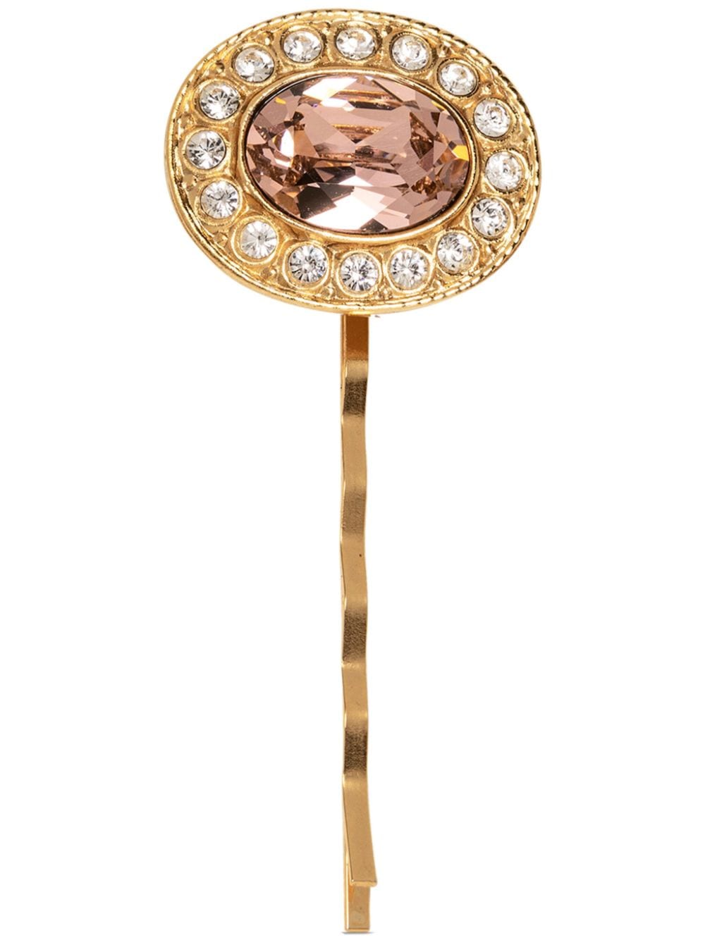 Jennifer Behr Sloane crystal bobby pin - Gold von Jennifer Behr