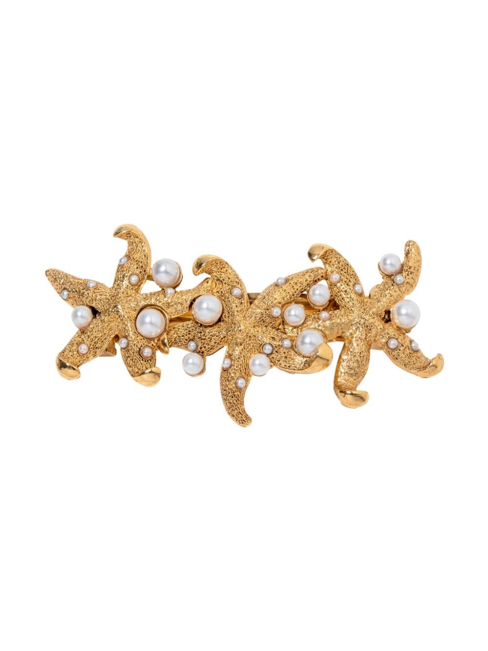 Jennifer Behr Thalassa pearl embellished filigree barrette - Gold von Jennifer Behr