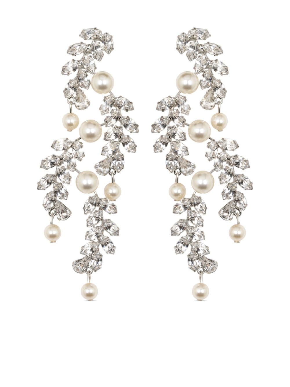 Jennifer Behr Wisteria crystal earrings - Silver von Jennifer Behr