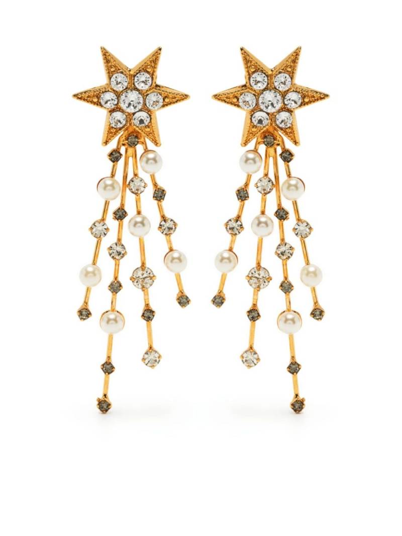 Jennifer Behr crystal-embellished drop earrings - Gold von Jennifer Behr