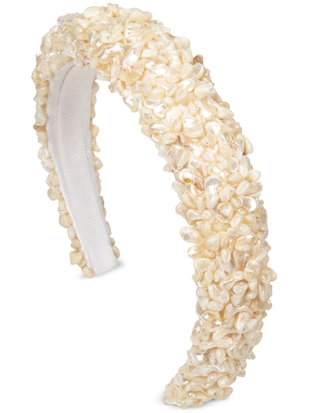 Jennifer Behr Delmar pearl-embellished headband - Neutrals von Jennifer Behr