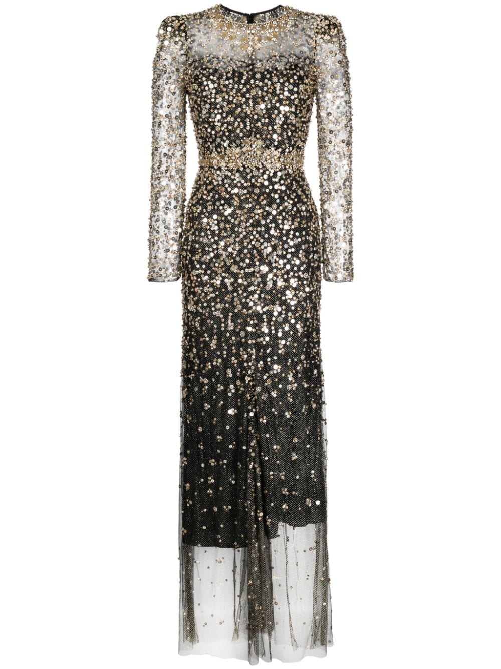 Jenny Packham Aura sequin-embellished gown - Black von Jenny Packham