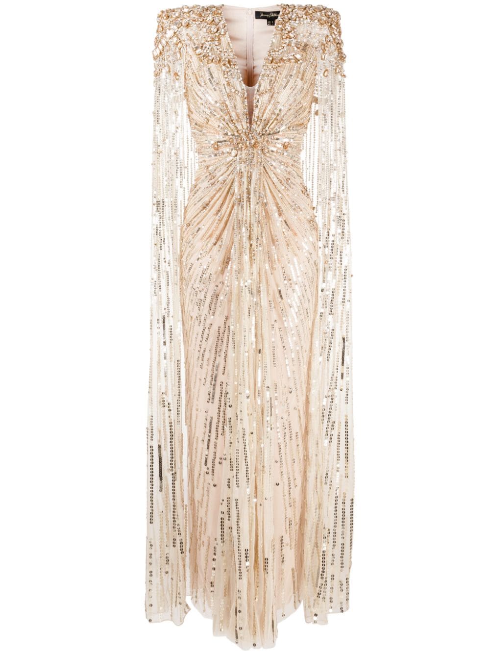 Jenny Packham Lotus Lady sequin-embellished gown - Gold von Jenny Packham