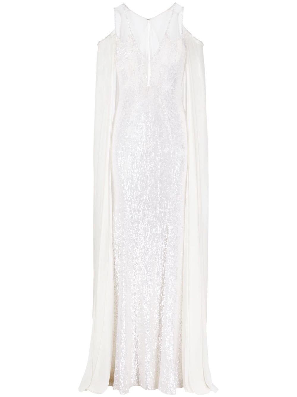 Jenny Packham Maria sequin-embellishment dress - White von Jenny Packham