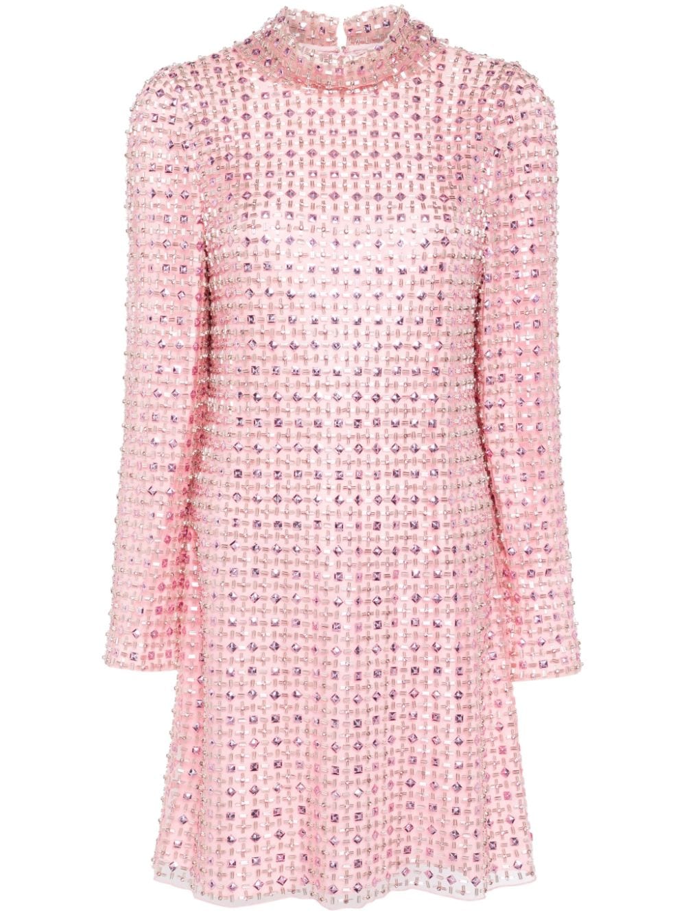 Jenny Packham Snapdragon crystal-embellished minidress - Pink von Jenny Packham