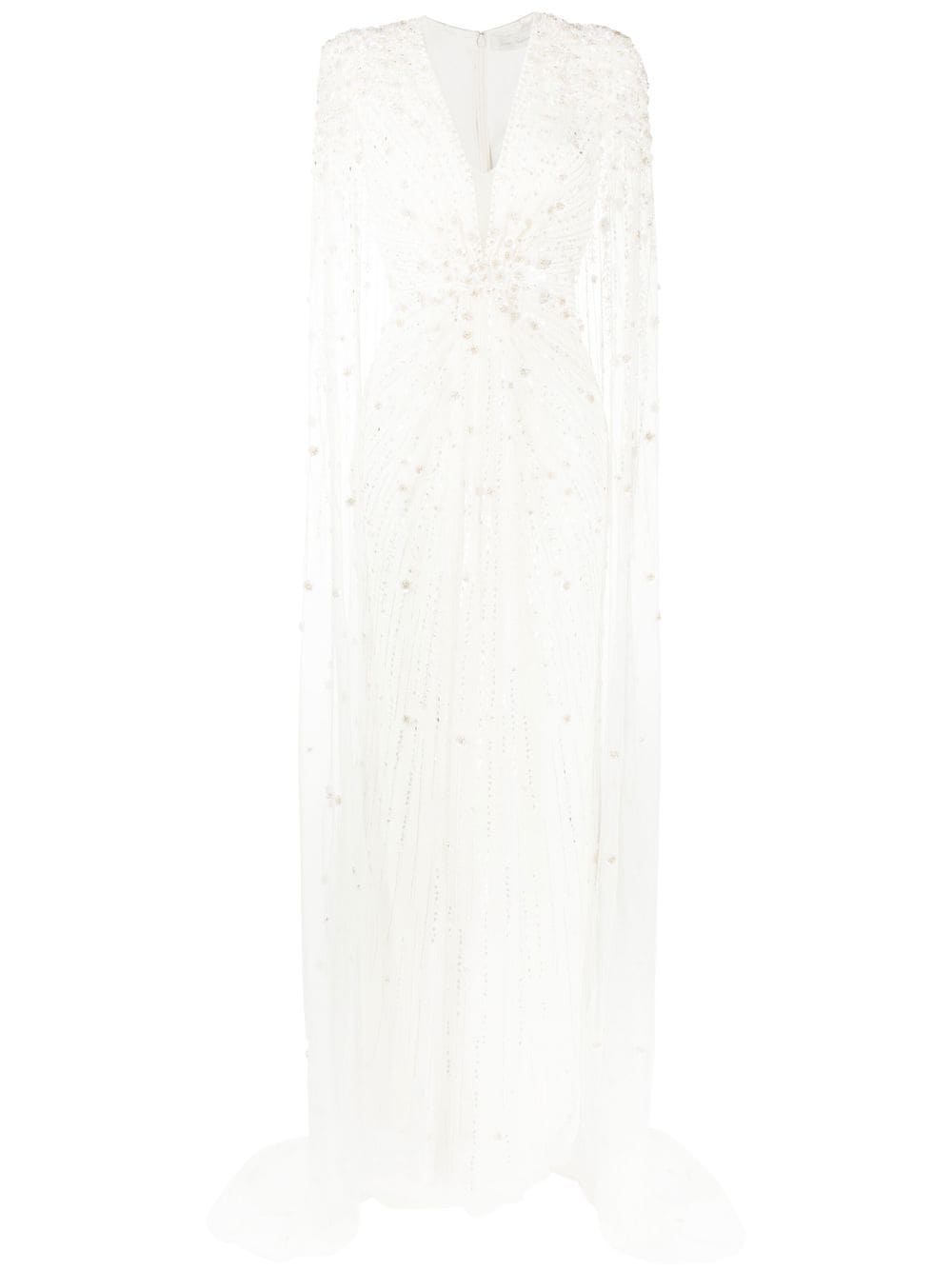 Jenny Packham Sweet Wonder sequined gown - White von Jenny Packham