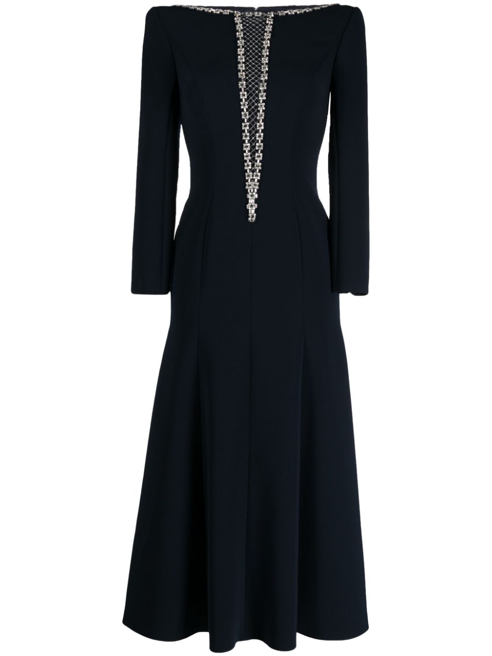 Jenny Packham Vera crystal-embellished dress - Blue von Jenny Packham