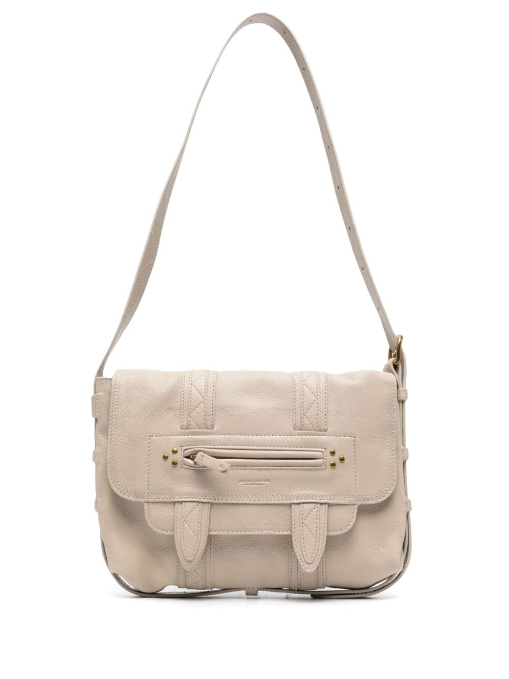 Jérôme Dreyfuss Joe leather shoulder bag - Neutrals von Jérôme Dreyfuss