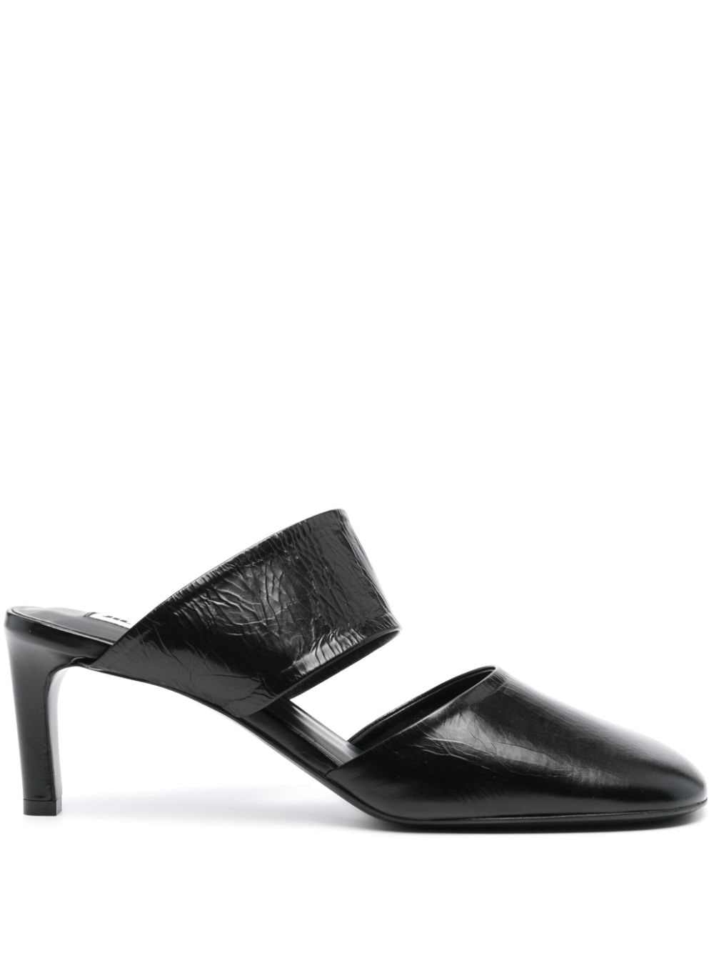 Jil Sander 65mm square-toe mules - Black von Jil Sander