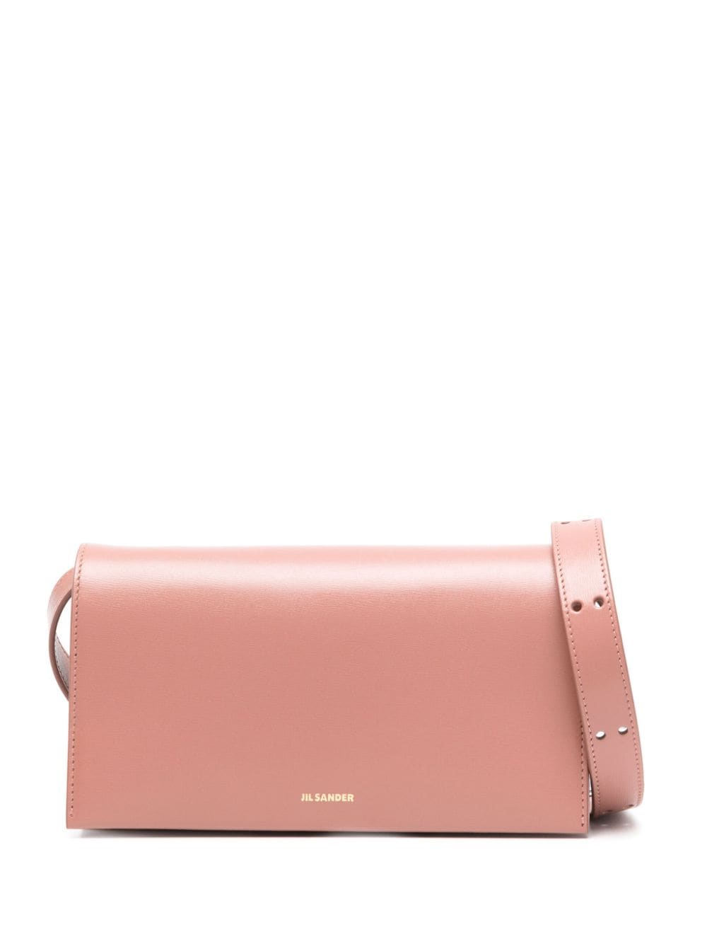 Jil Sander All-Day leather shoulder bag - Pink von Jil Sander