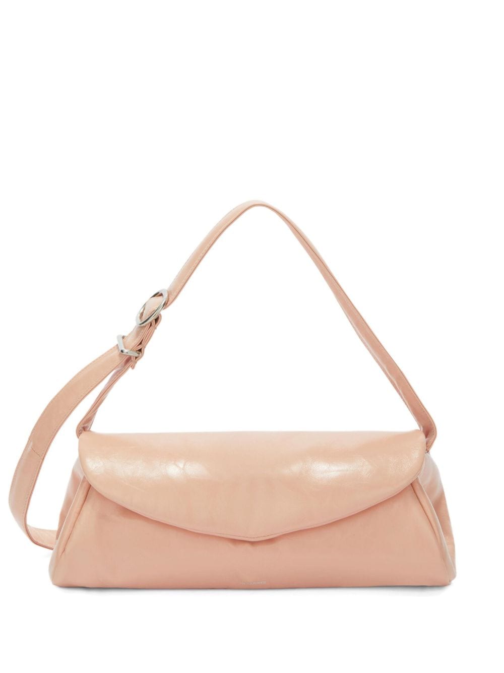 Jil Sander Cannolo Grande leather bag - Pink von Jil Sander