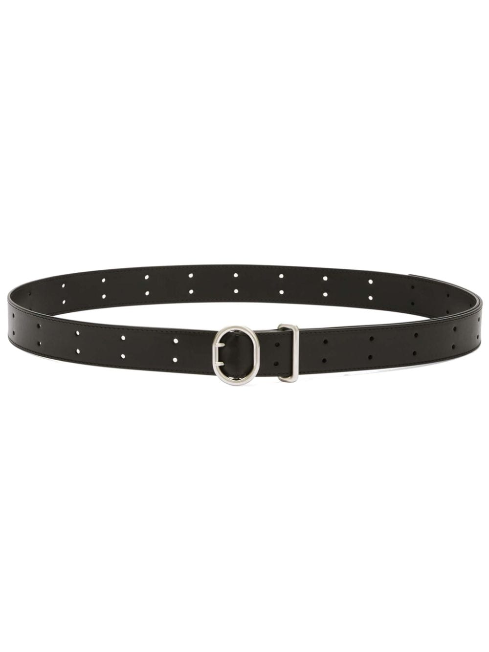 Jil Sander Cannolo leather belt - Black von Jil Sander