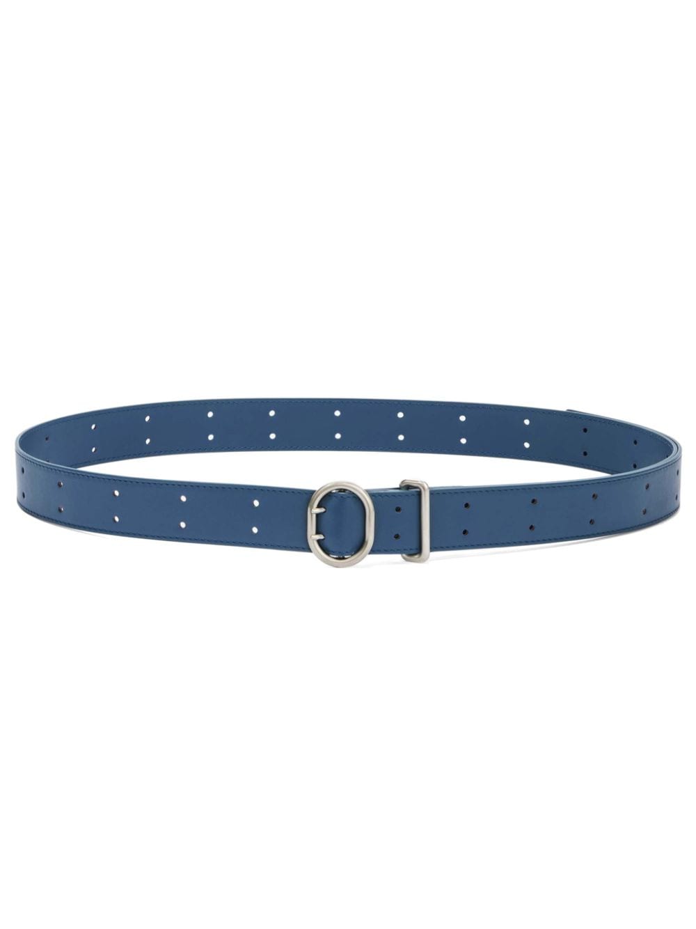 Jil Sander Cannolo leather belt - Blue von Jil Sander